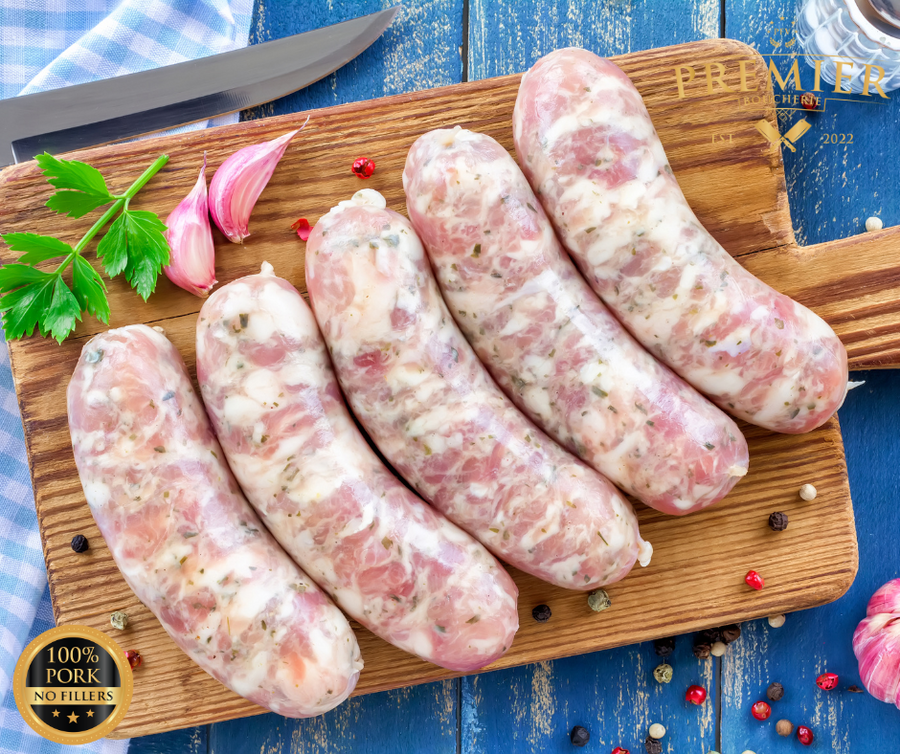 Toulouse Pork Sausage - Frozen 300g +/- 340,000/kg