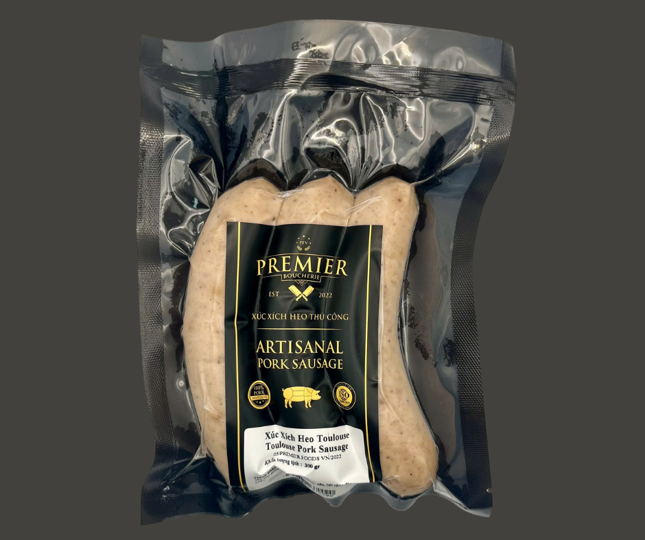 Xúc Xích Heo Toulouse {280-300g/gói}
