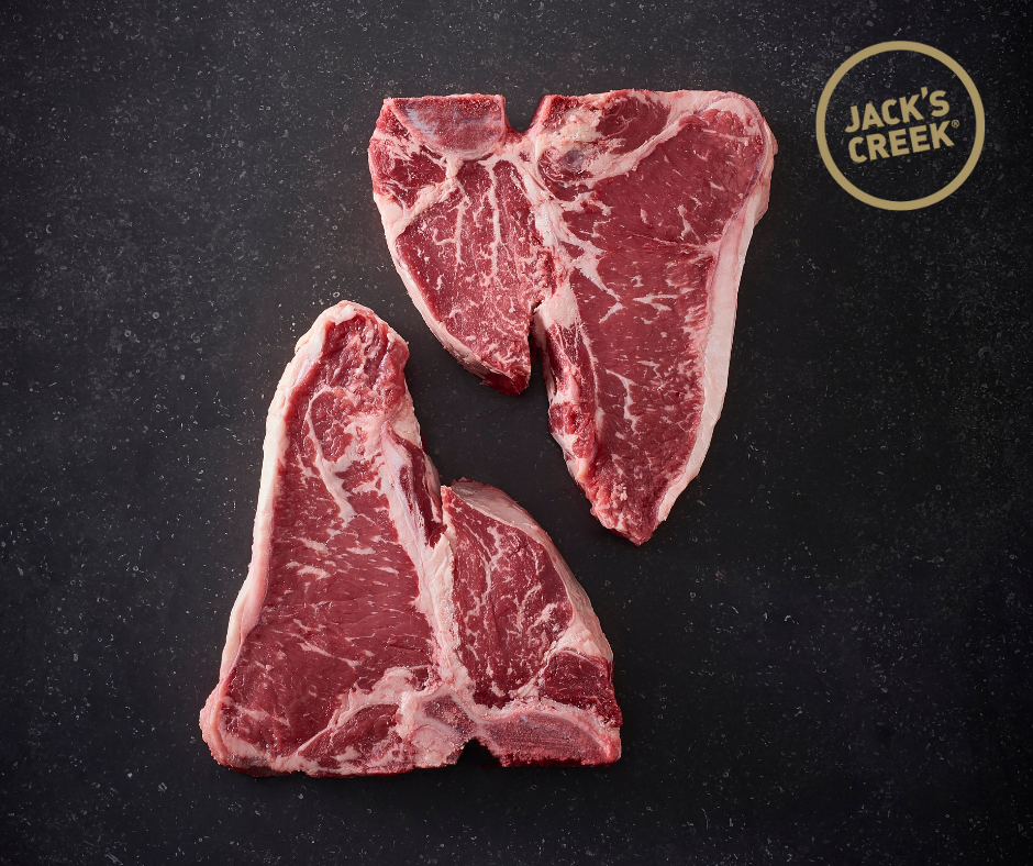 Thịt bò Black Angus Porterhouse ăn ngũ cốc 180 ngày (3kg trở lên) đông lạnh 955.000/kg